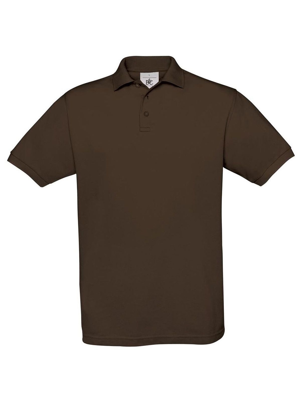 Safran Poloshirt – B&C – Farbe Braun – individuell veredelbar