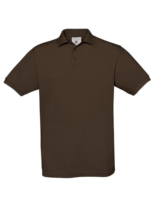 Safran Poloshirt – B&C – Farbe Braun – individuell veredelbar