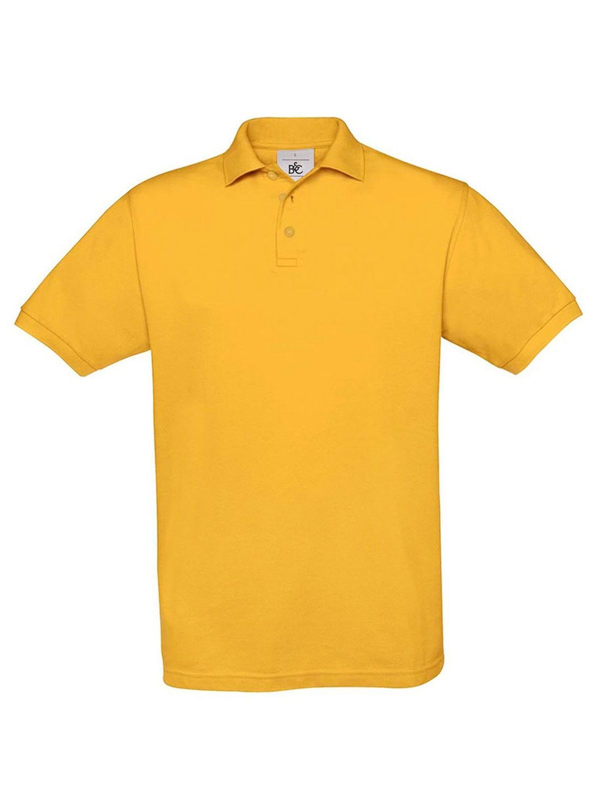 Safran Poloshirt – B&C – Farbe Gold – individuell veredelbar