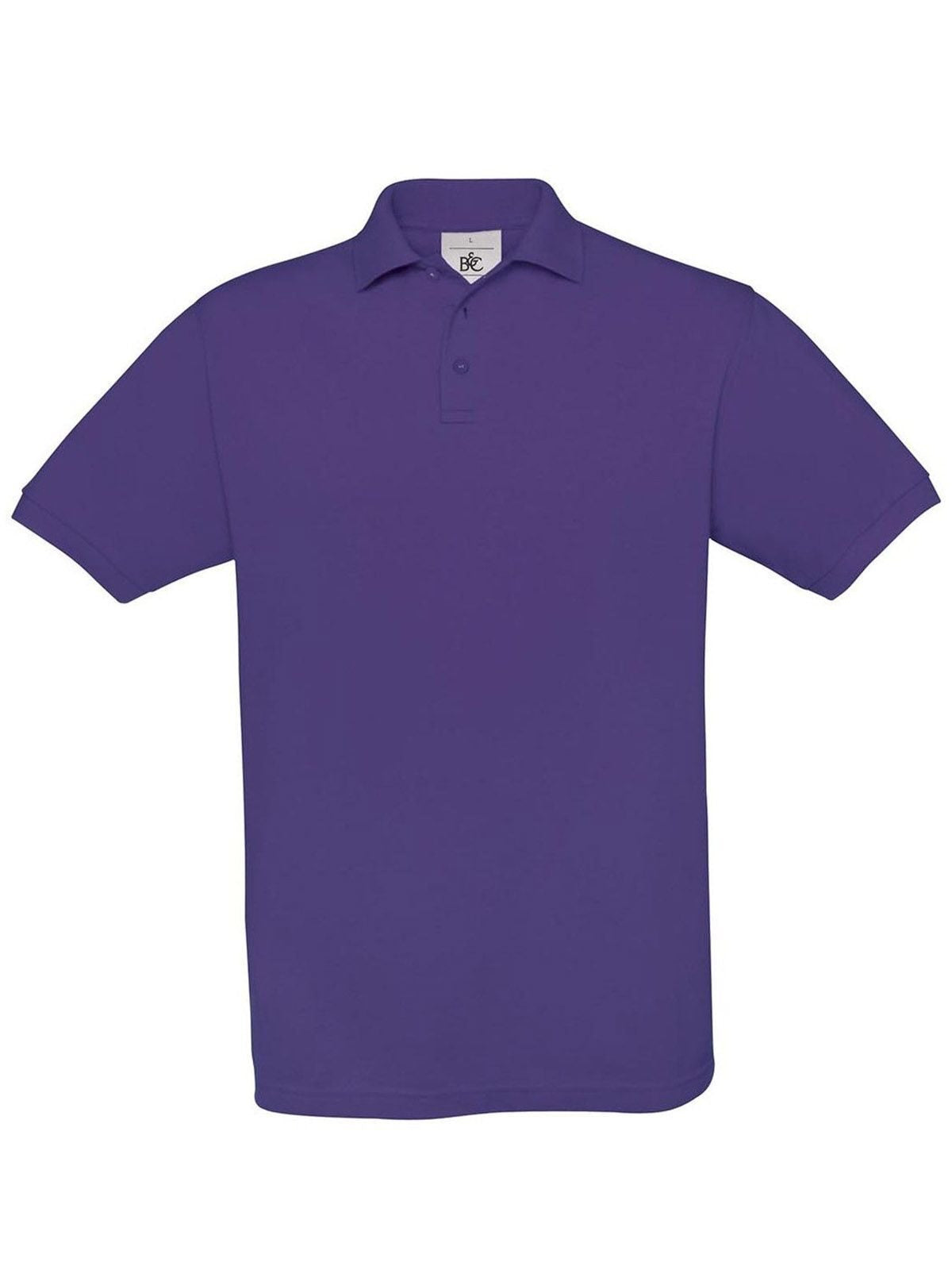 Safran Poloshirt – B&C – Farbe Lila – individuell veredelbar