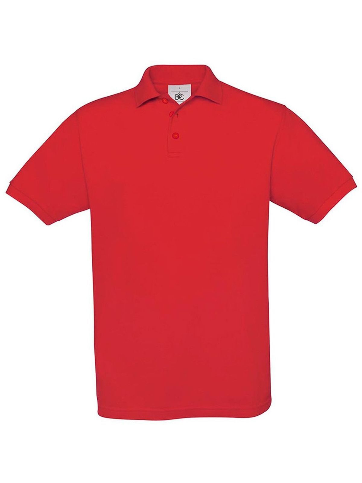 Safran Poloshirt – B&C – Farbe Rot – individuell veredelbar