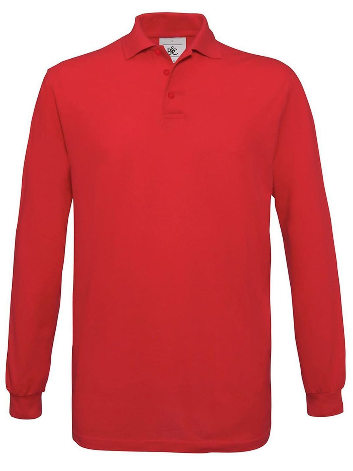 Safran LSL Poloshirt – B&C – Farbe Rot – individuell veredelbar