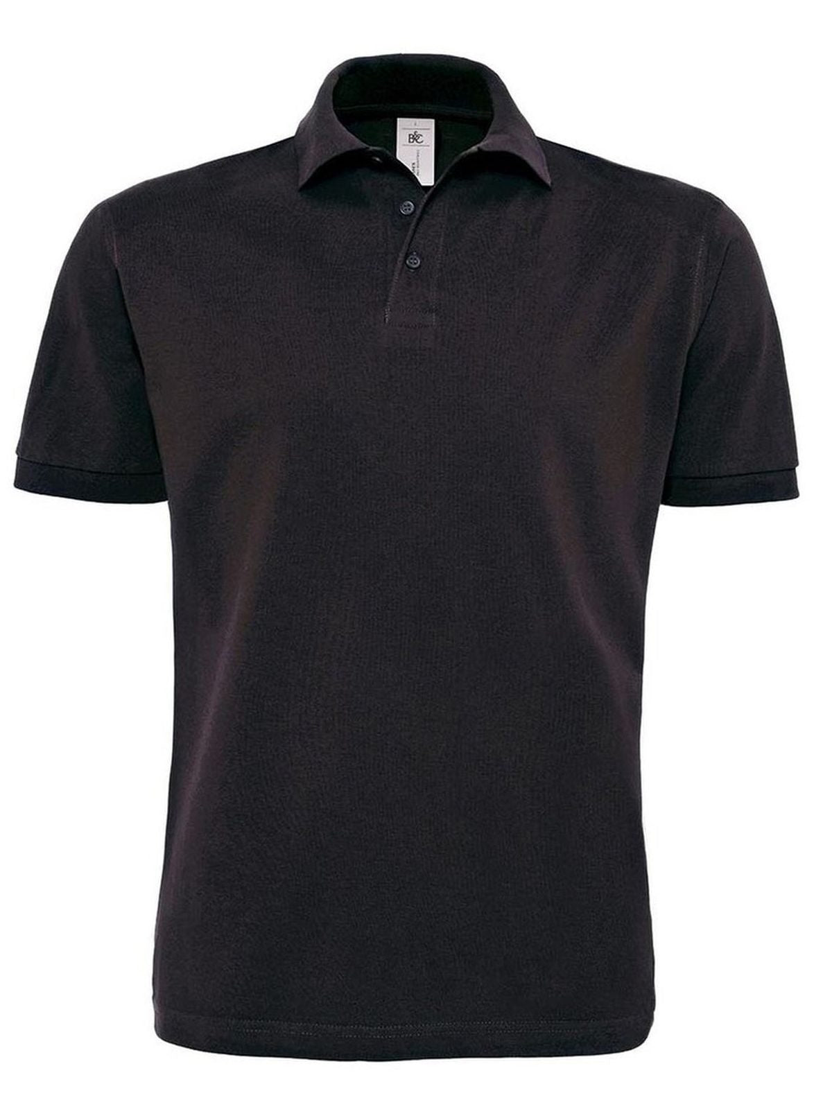 Heavymill Poloshirt – B&C – Farbe Schwarz – individuell veredelbar