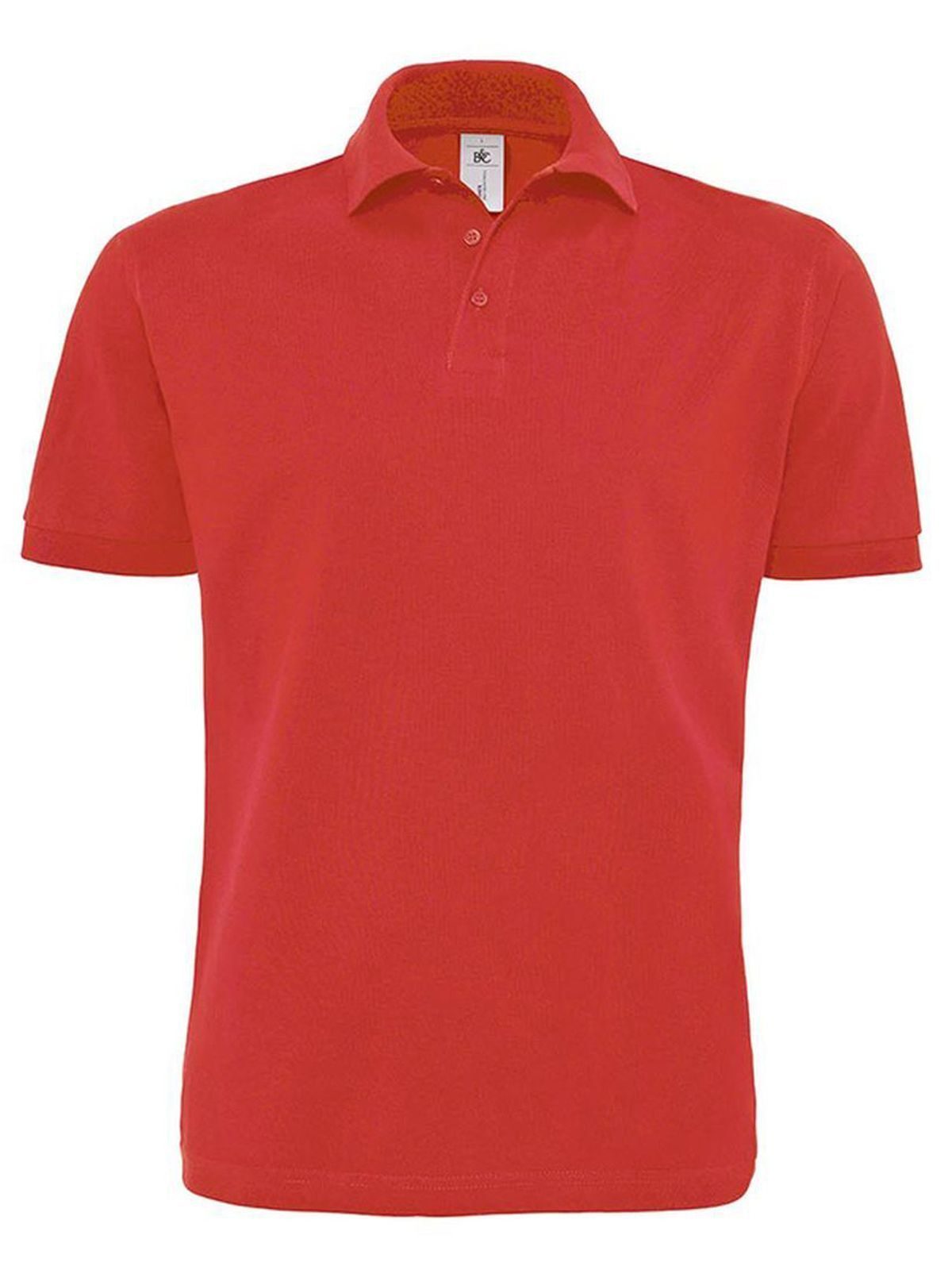 Heavymill Poloshirt – B&C – Farbe Rot – individuell veredelbar