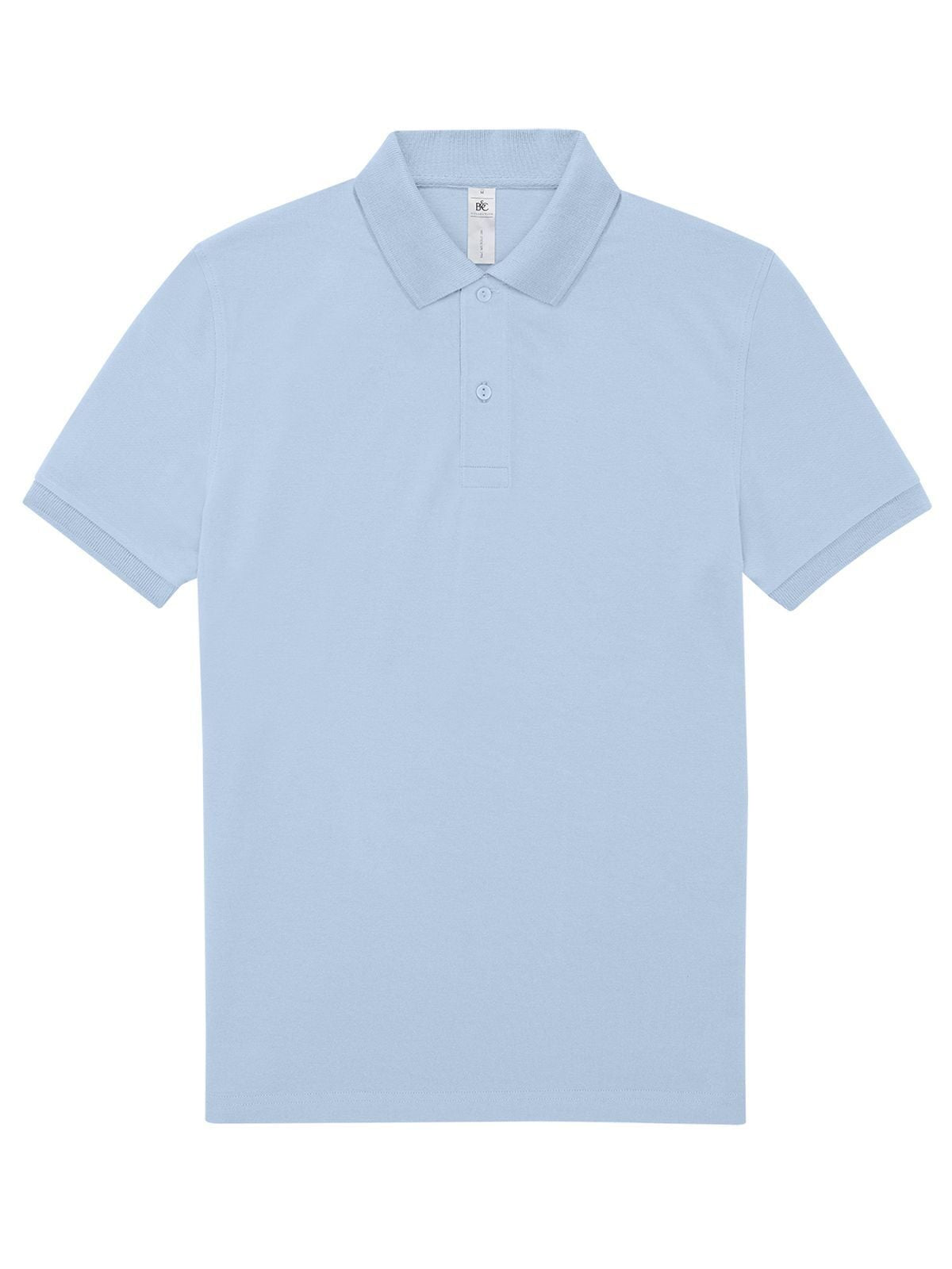 My polo 180 Poloshirt – B&C – Farbe blush blue – individuell veredelbar