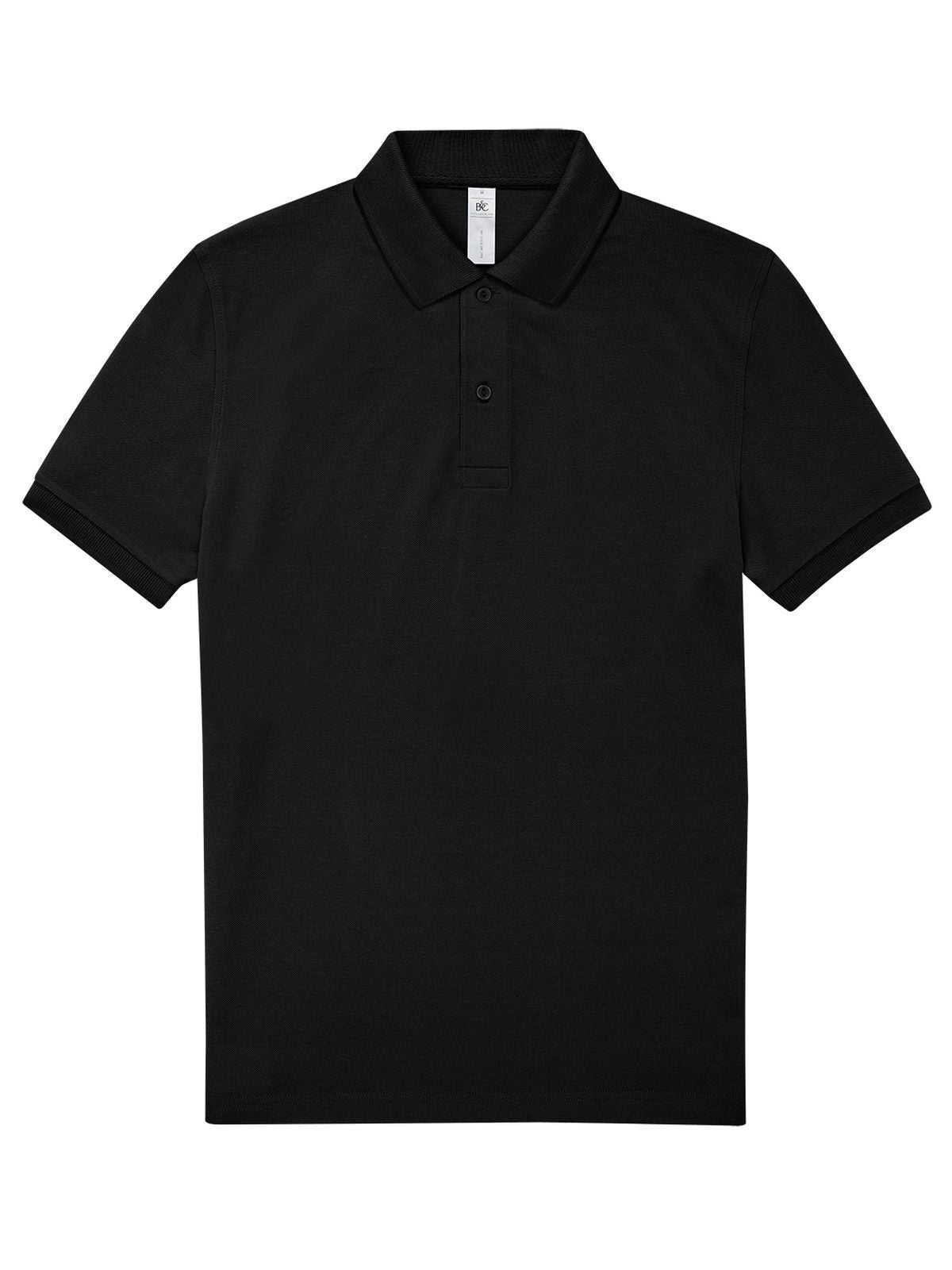My polo 180 Poloshirt – B&C – Farbe Schwarz – individuell veredelbar