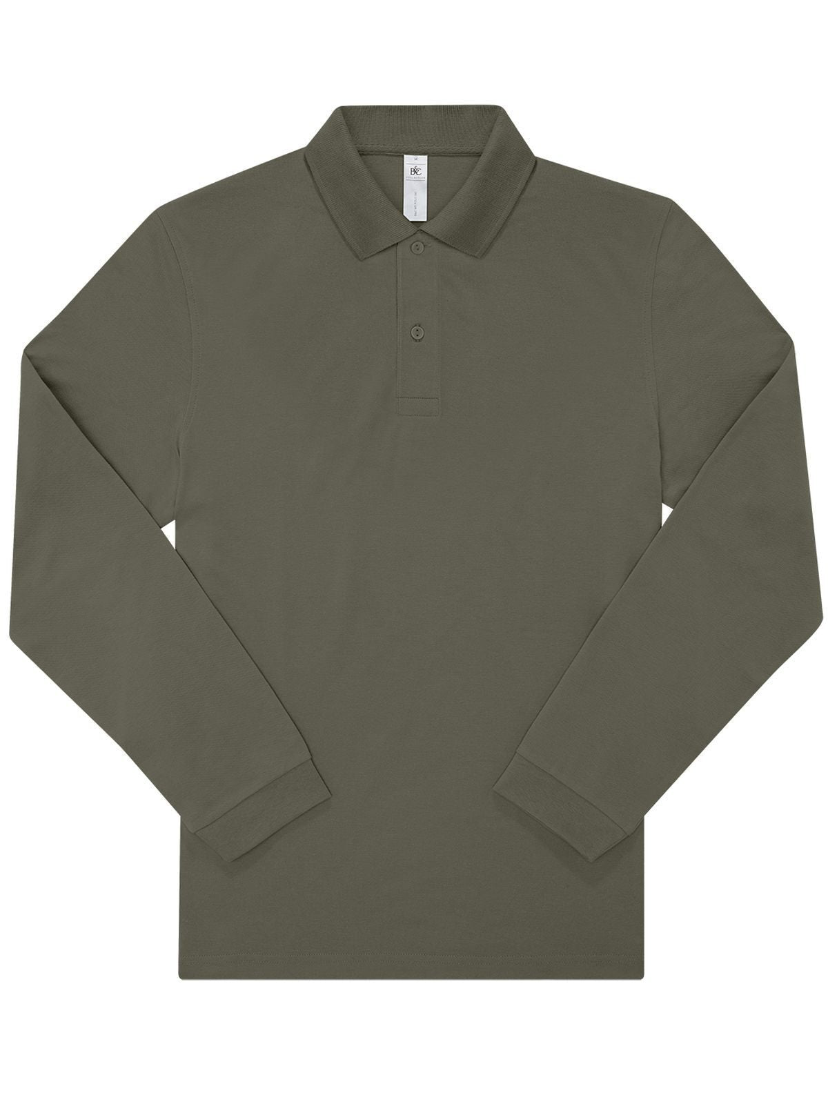 My polo 180 LSL Herren Poloshirt – B&C – Farbe camo green – individuell veredelbar