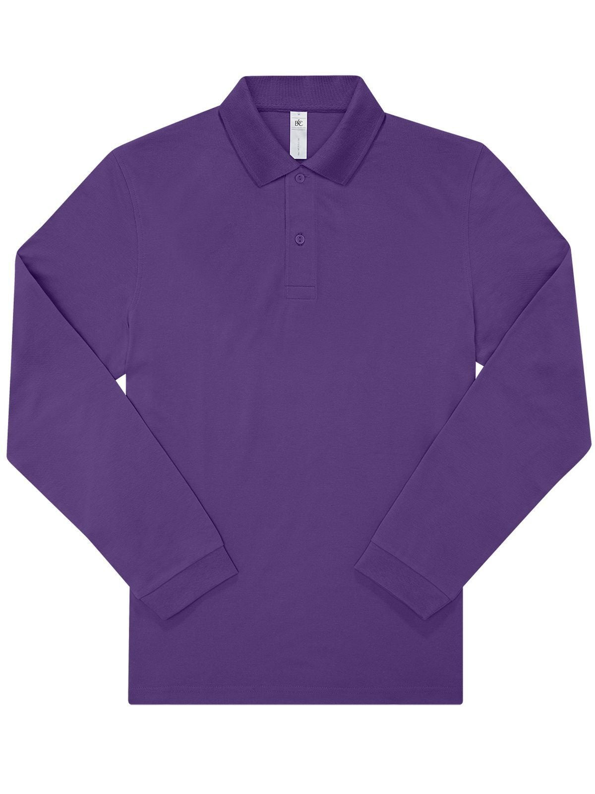 My polo 180 LSL Herren Poloshirt – B&C – Farbe meta lilac – individuell veredelbar