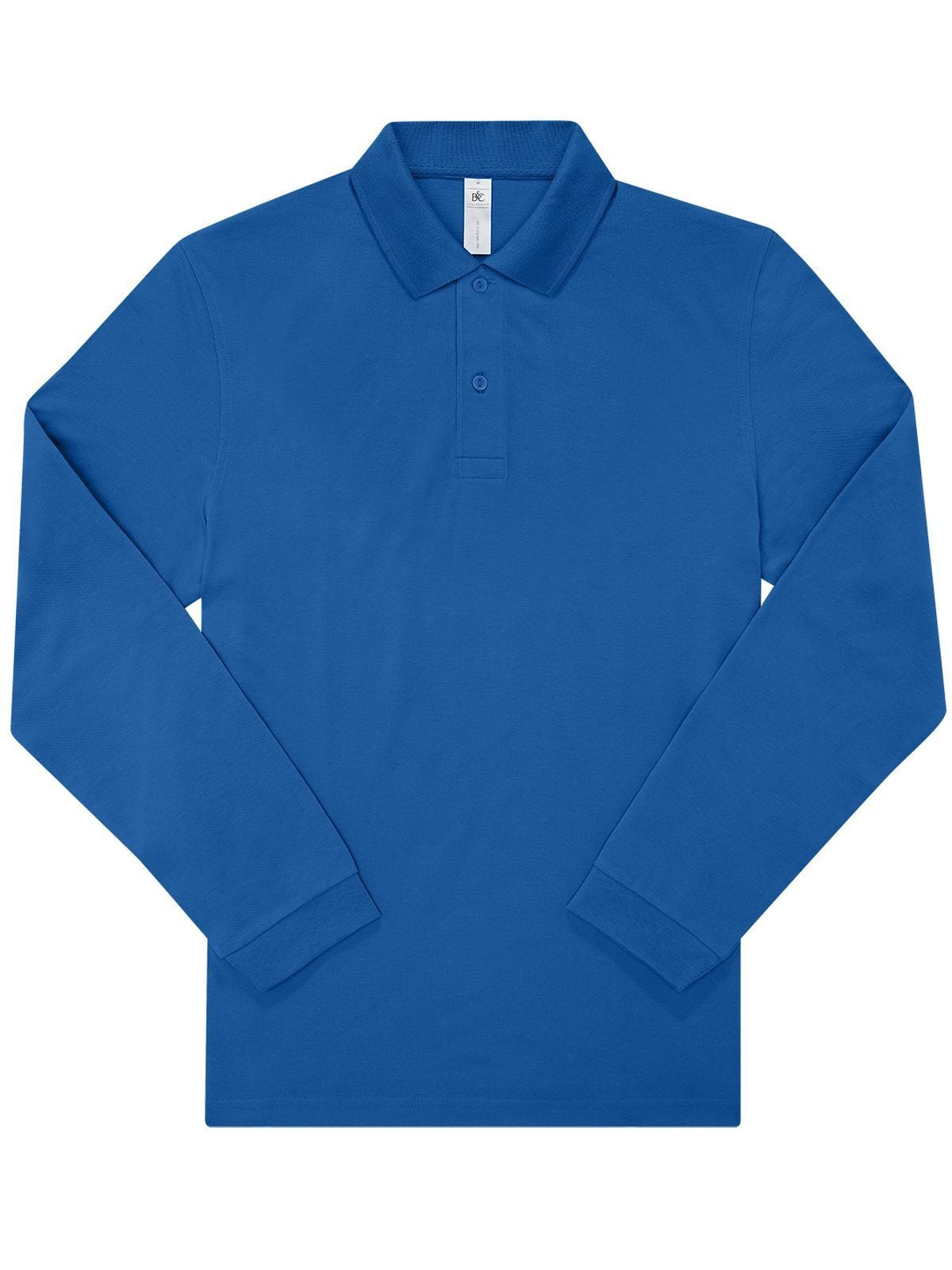My polo 180 LSL Herren Poloshirt – B&C – Farbe Royalblau – individuell veredelbar