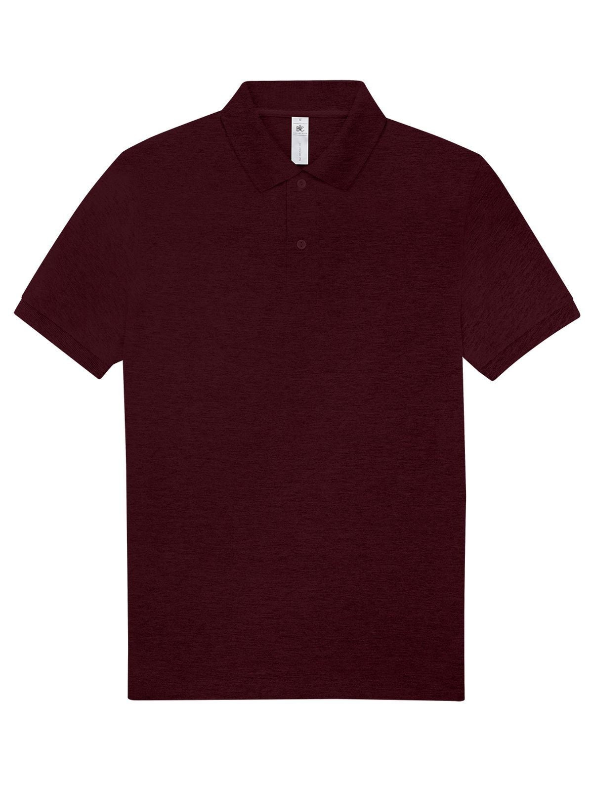 My polo 210 Poloshirt – B&C – Farbe heather burgundy – individuell veredelbar