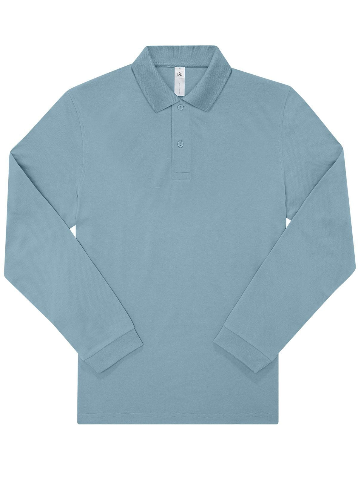 My polo 210 LSL Poloshirt – B&C – Farbe amalfi blue – individuell veredelbar