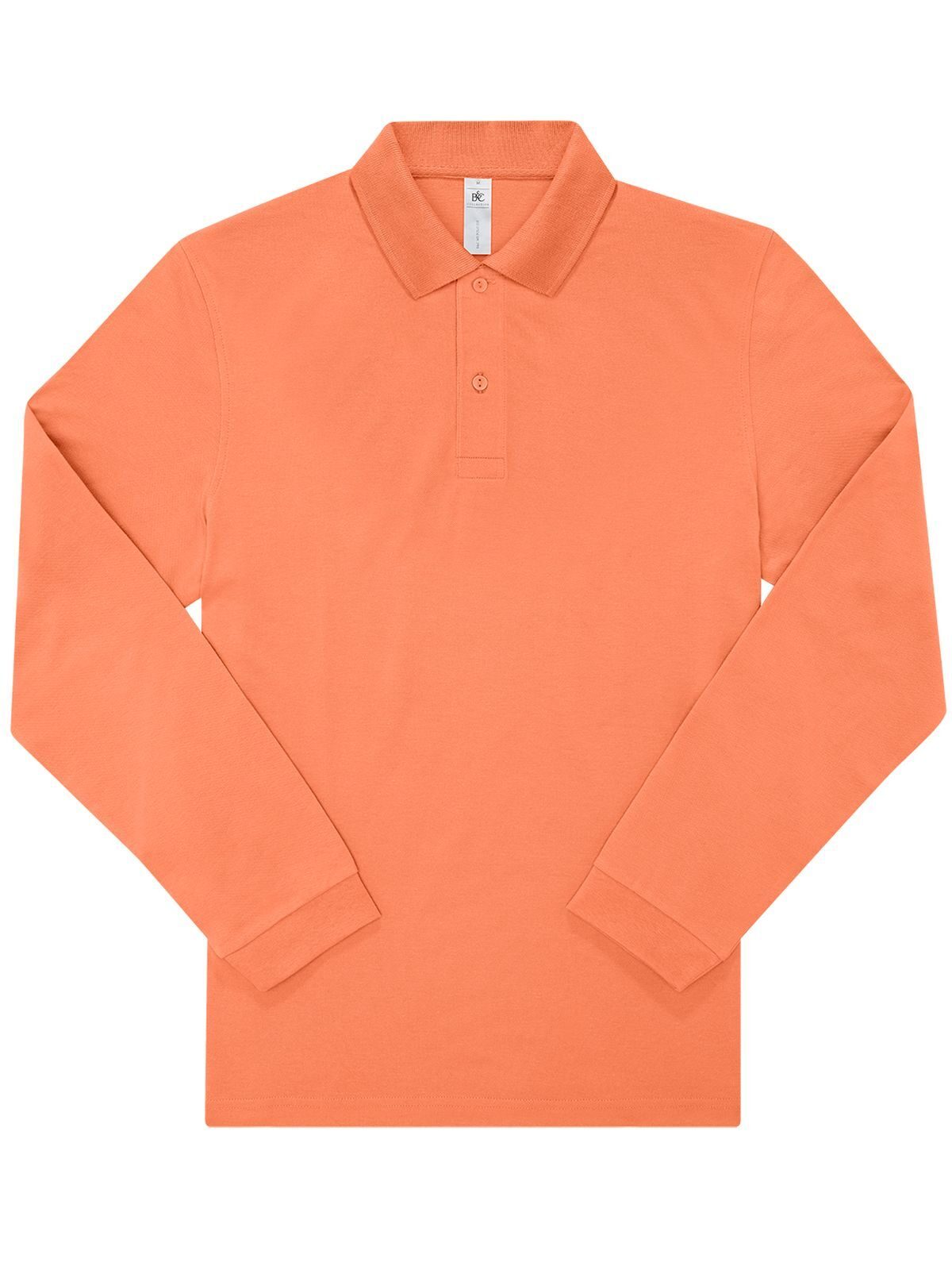 My polo 210 LSL Poloshirt – B&C – Farbe amalfi coral – individuell veredelbar