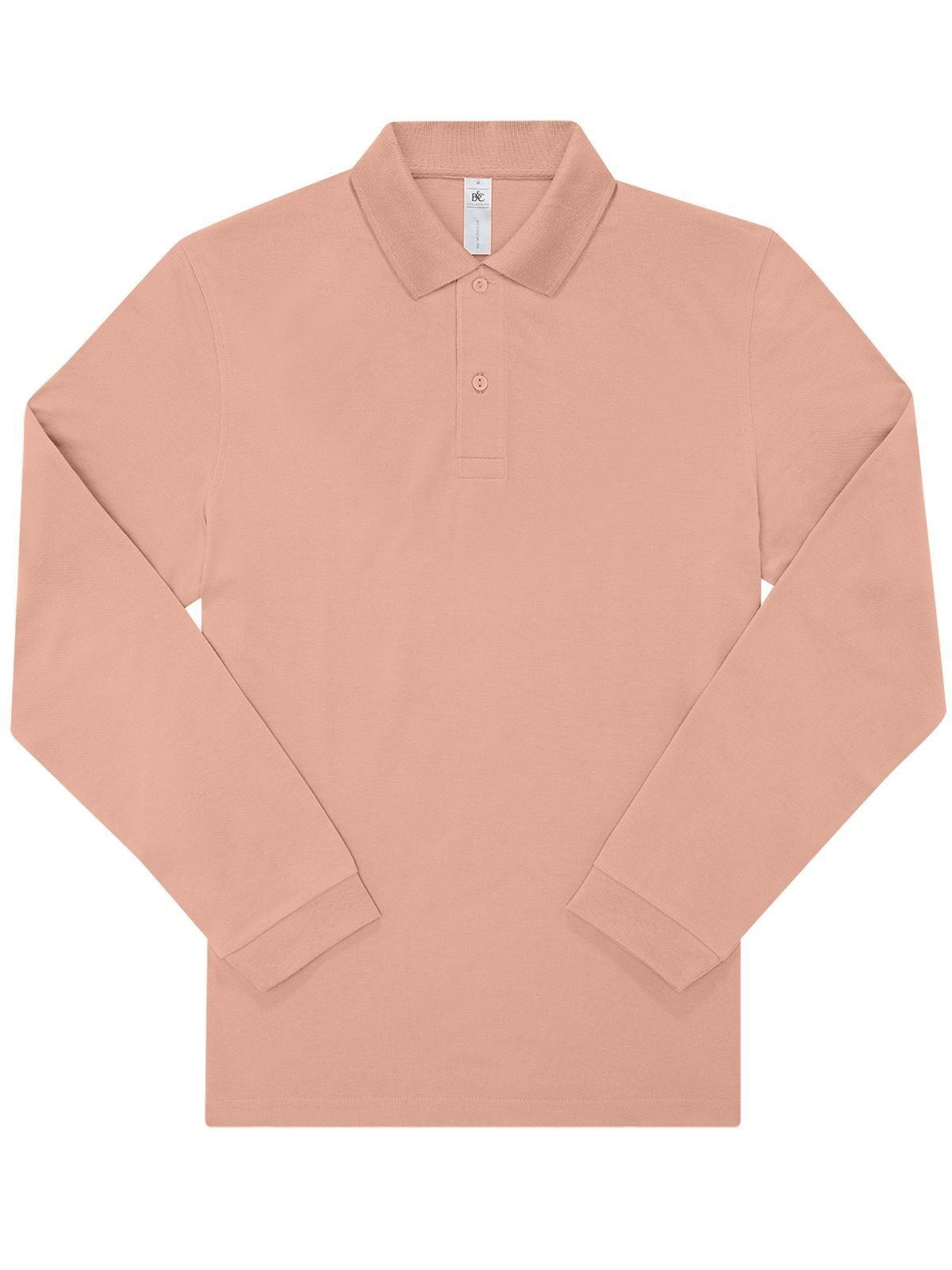 My polo 210 LSL Poloshirt – B&C – Farbe nude – individuell veredelbar