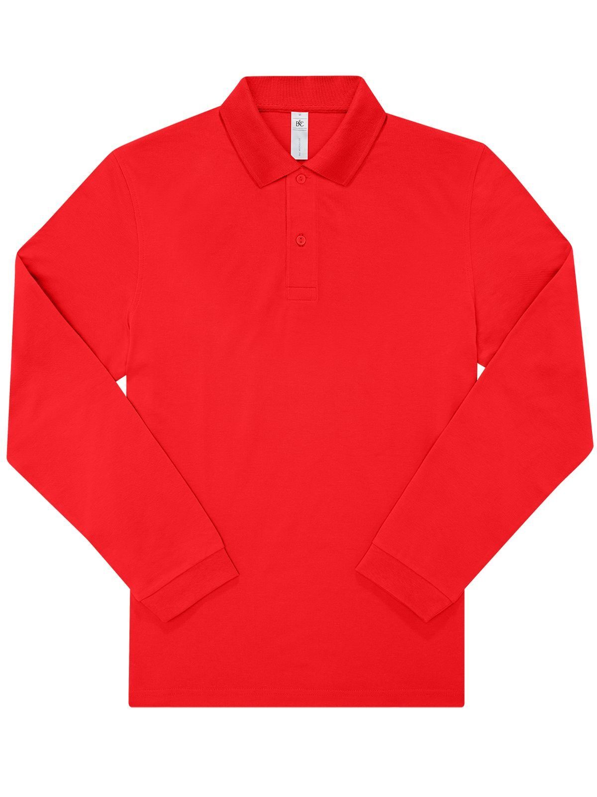 My polo 210 LSL Poloshirt – B&C – Farbe Rot – individuell veredelbar