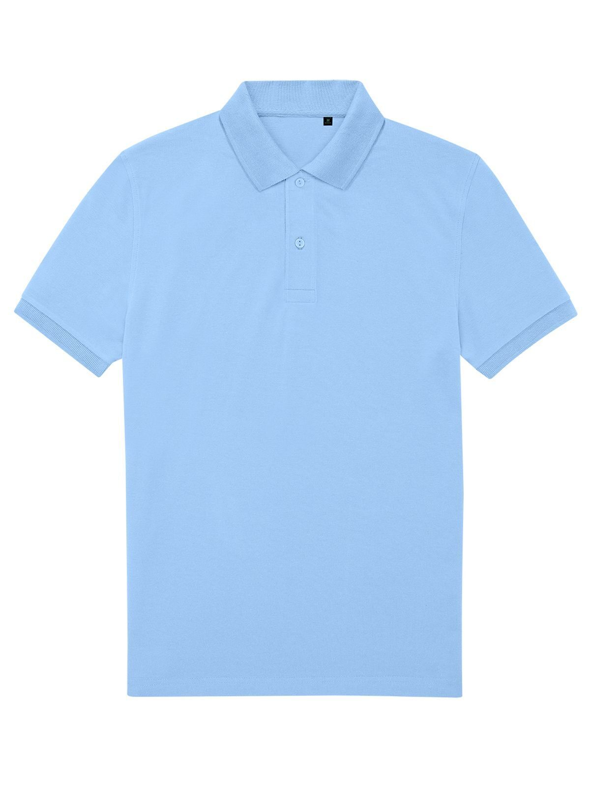 My Eco polo 65/35 Herren Poloshirt – B&C – Farbe lotus blue – individuell veredelbar