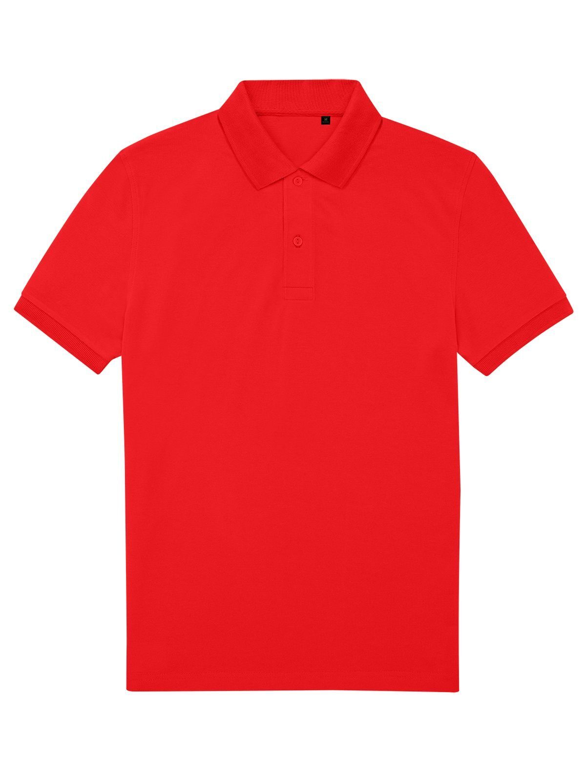 My Eco polo 65/35 Herren Poloshirt – B&C – Farbe pop tomato – individuell veredelbar