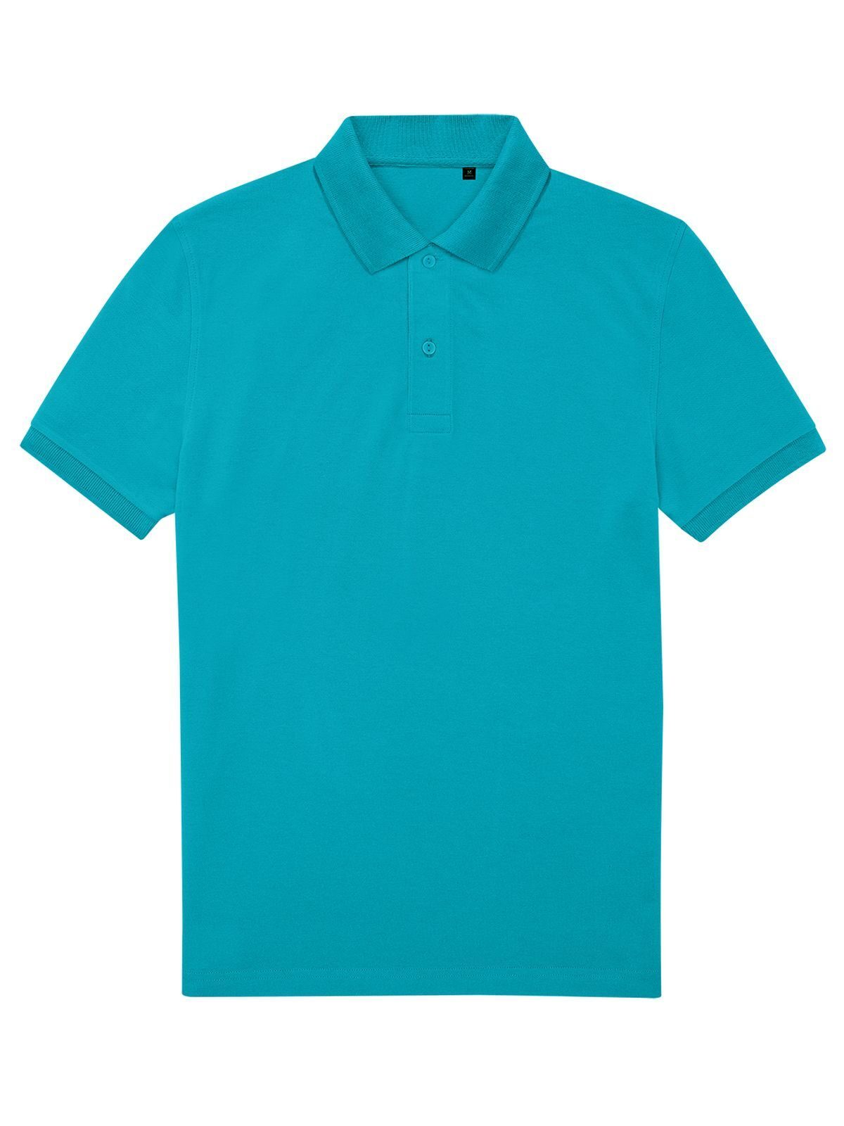 My Eco polo 65/35 Herren Poloshirt – B&C – Farbe pop turquoise – individuell veredelbar