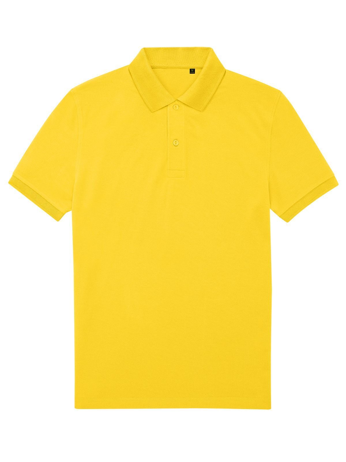 My Eco polo 65/35 Herren Poloshirt – B&C – Farbe pop yellow – individuell veredelbar