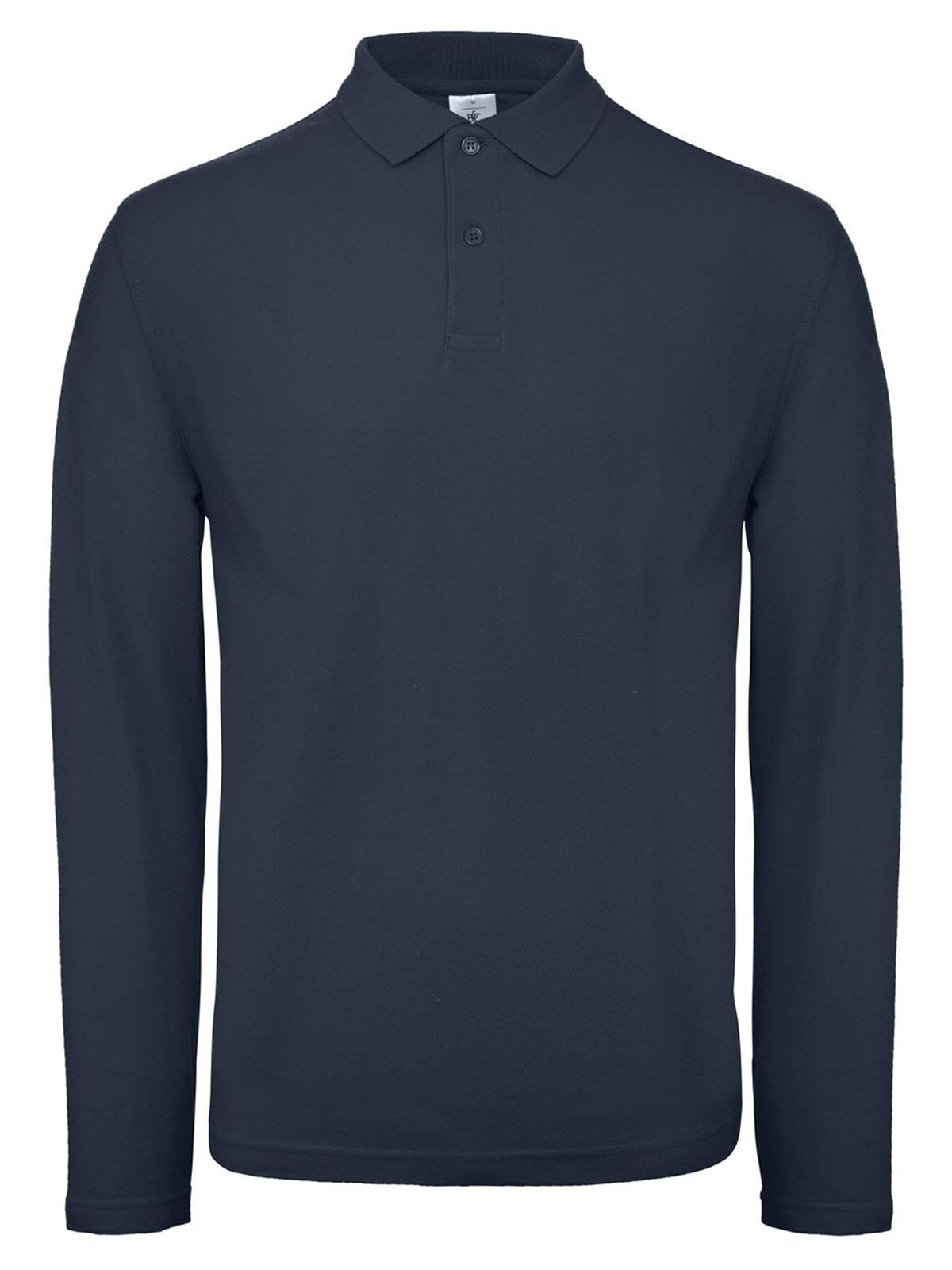 ID.001 LSL Herren Poloshirt – B&C – Farbe Navy – individuell veredelbar