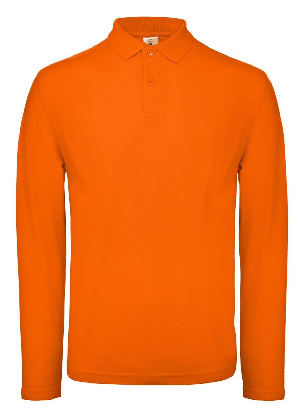 ID.001 LSL Herren Poloshirt – B&C – Farbe Orange – individuell veredelbar