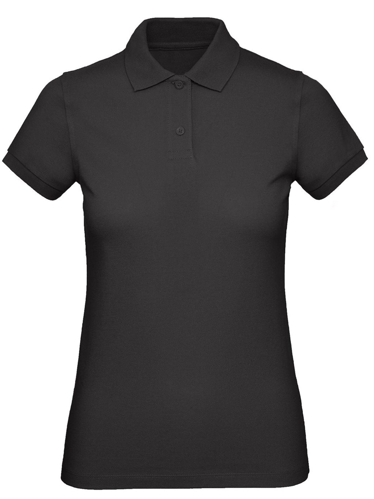 Inspire Polo Damen Poloshirt – B&C – Farbe Schwarz – individuell veredelbar