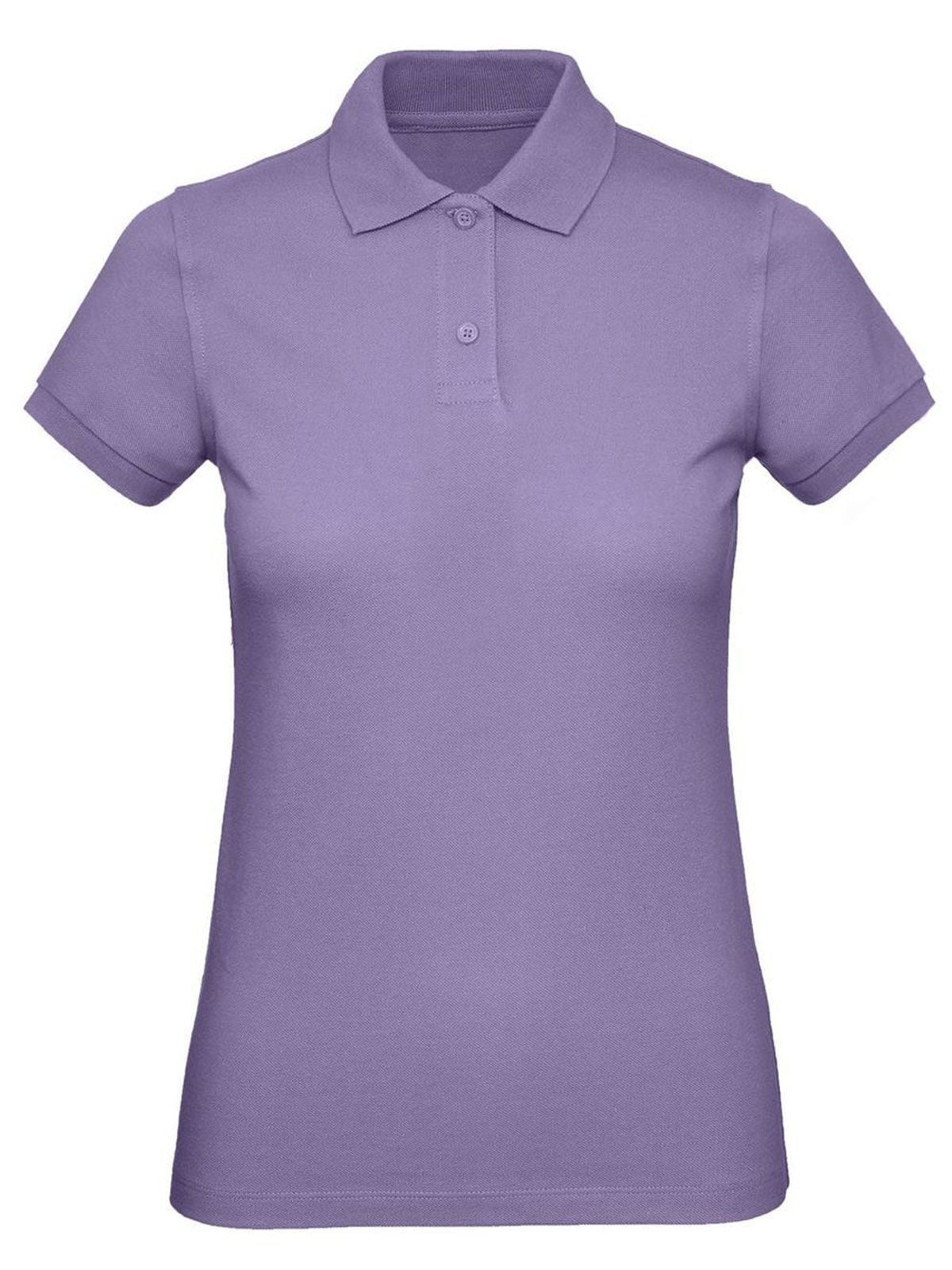 Inspire Polo Damen Poloshirt – B&C – Farbe millennial lilac – individuell veredelbar