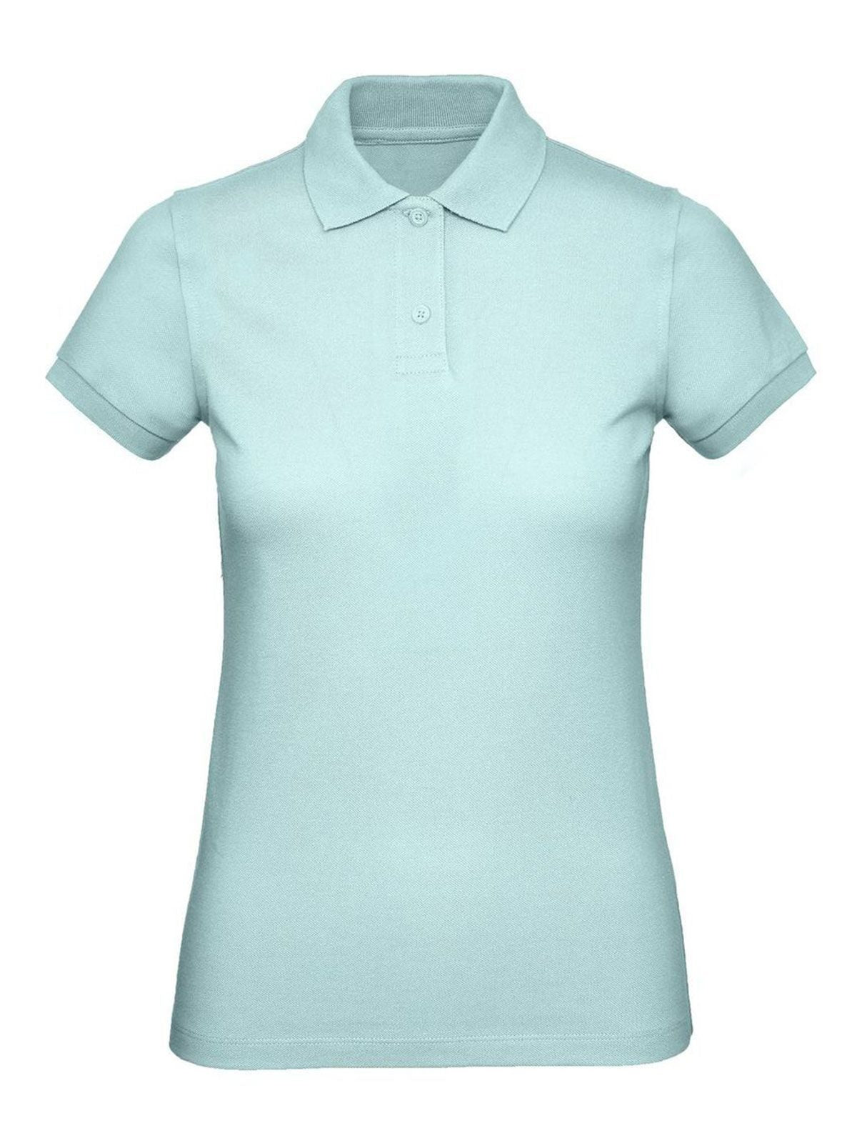 Inspire Polo Damen Poloshirt – B&C – Farbe millennial mint – individuell veredelbar