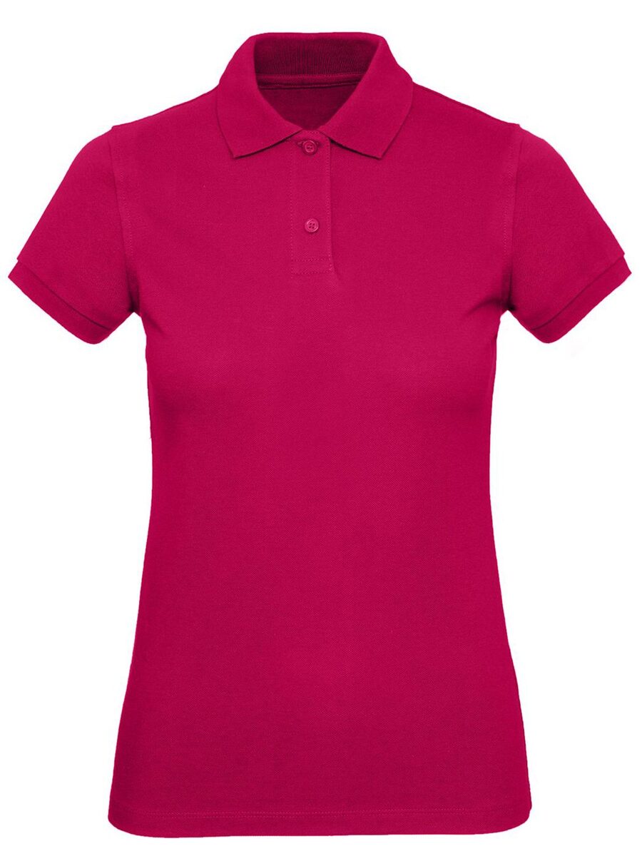 Inspire Polo Damen Poloshirt – B&C – Farbe sorbet – individuell veredelbar