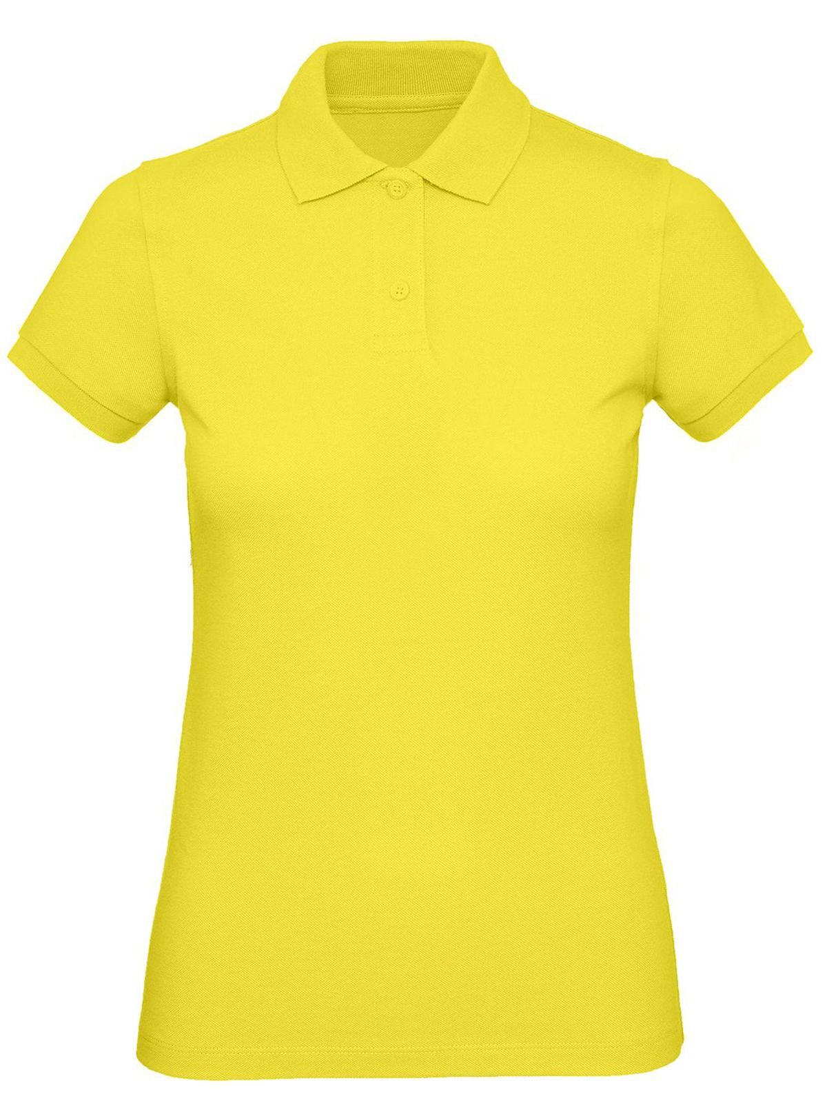 Inspire Polo Damen Poloshirt – B&C – Farbe solar yellow – individuell veredelbar