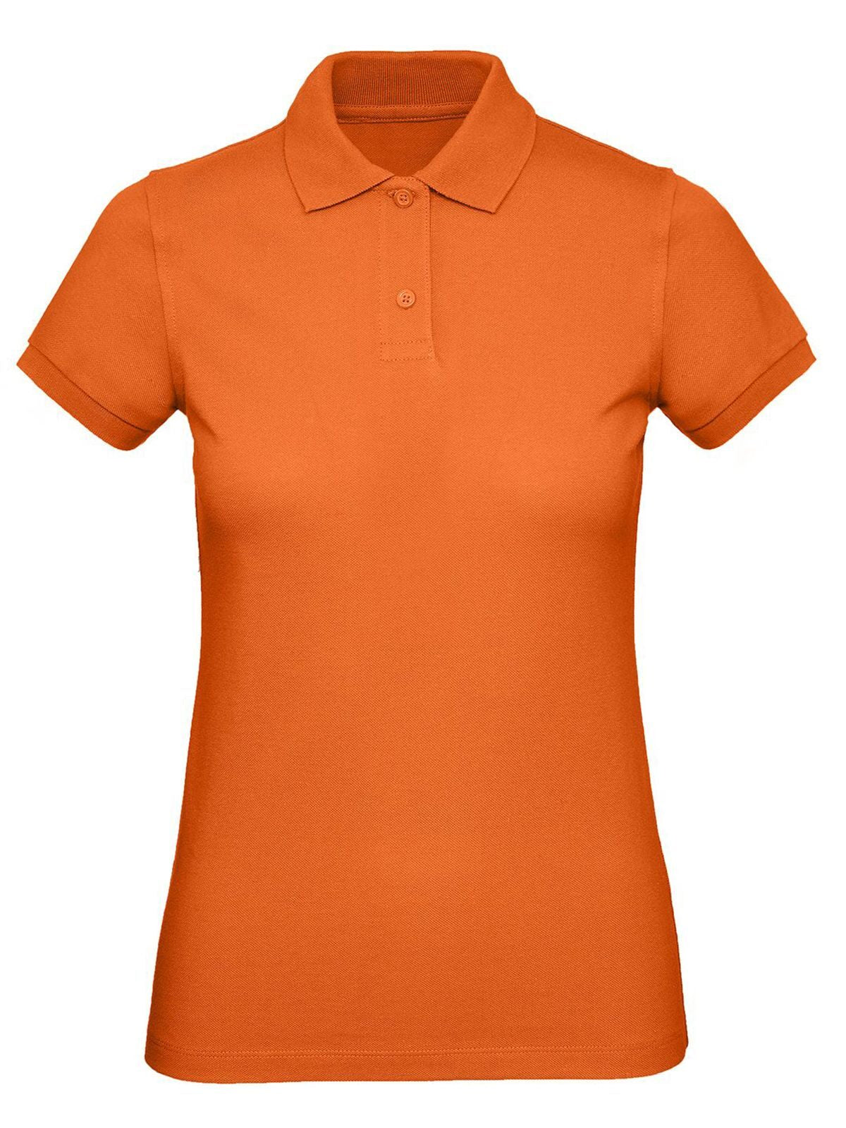 Inspire Polo Damen Poloshirt – B&C – Farbe urban orange – individuell veredelbar