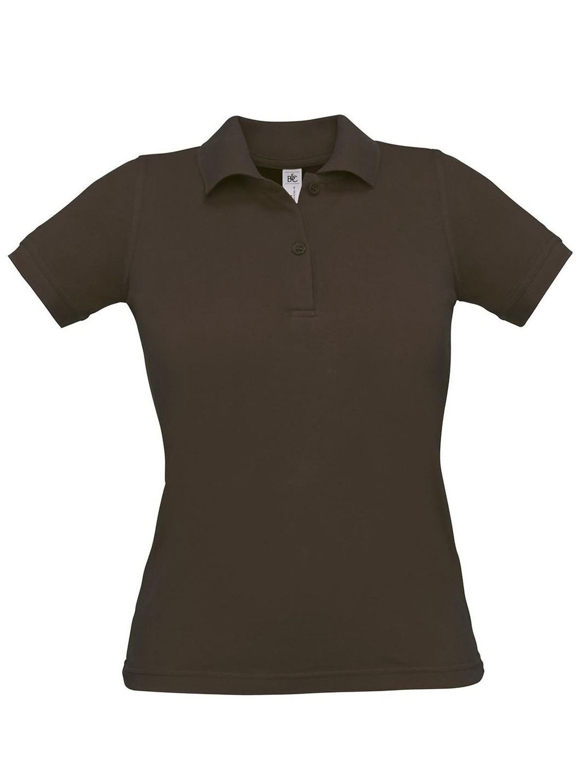 Safran Pure Women Damen Poloshirt – B&C – Farbe Braun – individuell veredelbar