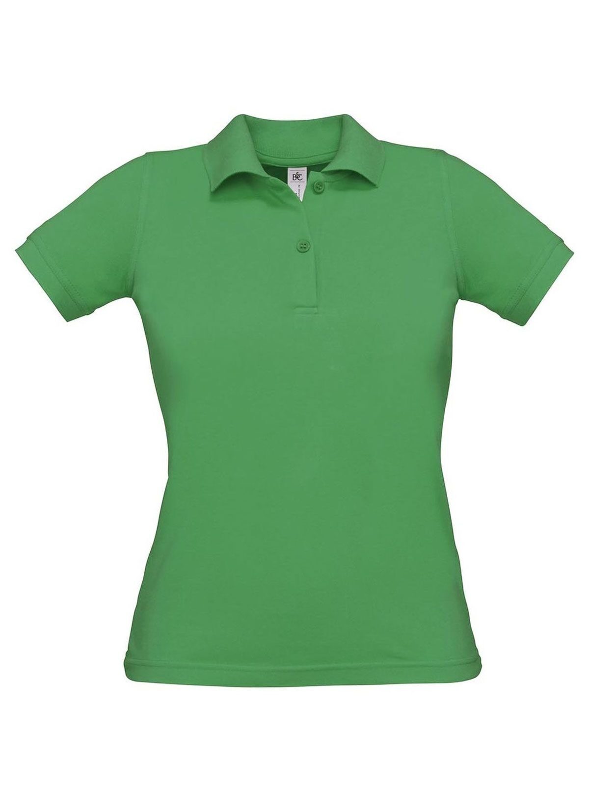 Safran Pure Women Damen Poloshirt – B&C – Farbe Kellygrün – individuell veredelbar