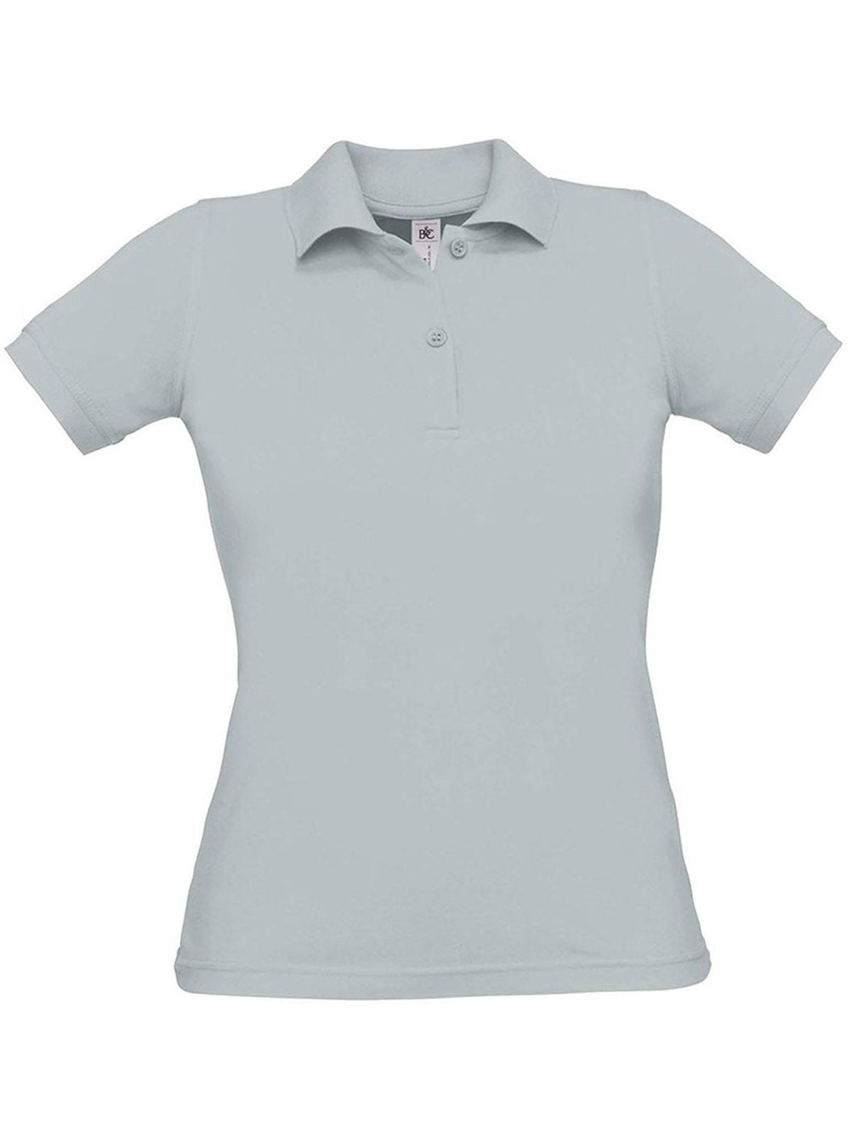 Safran Pure Women Damen Poloshirt – B&C – Farbe pacific grey – individuell veredelbar