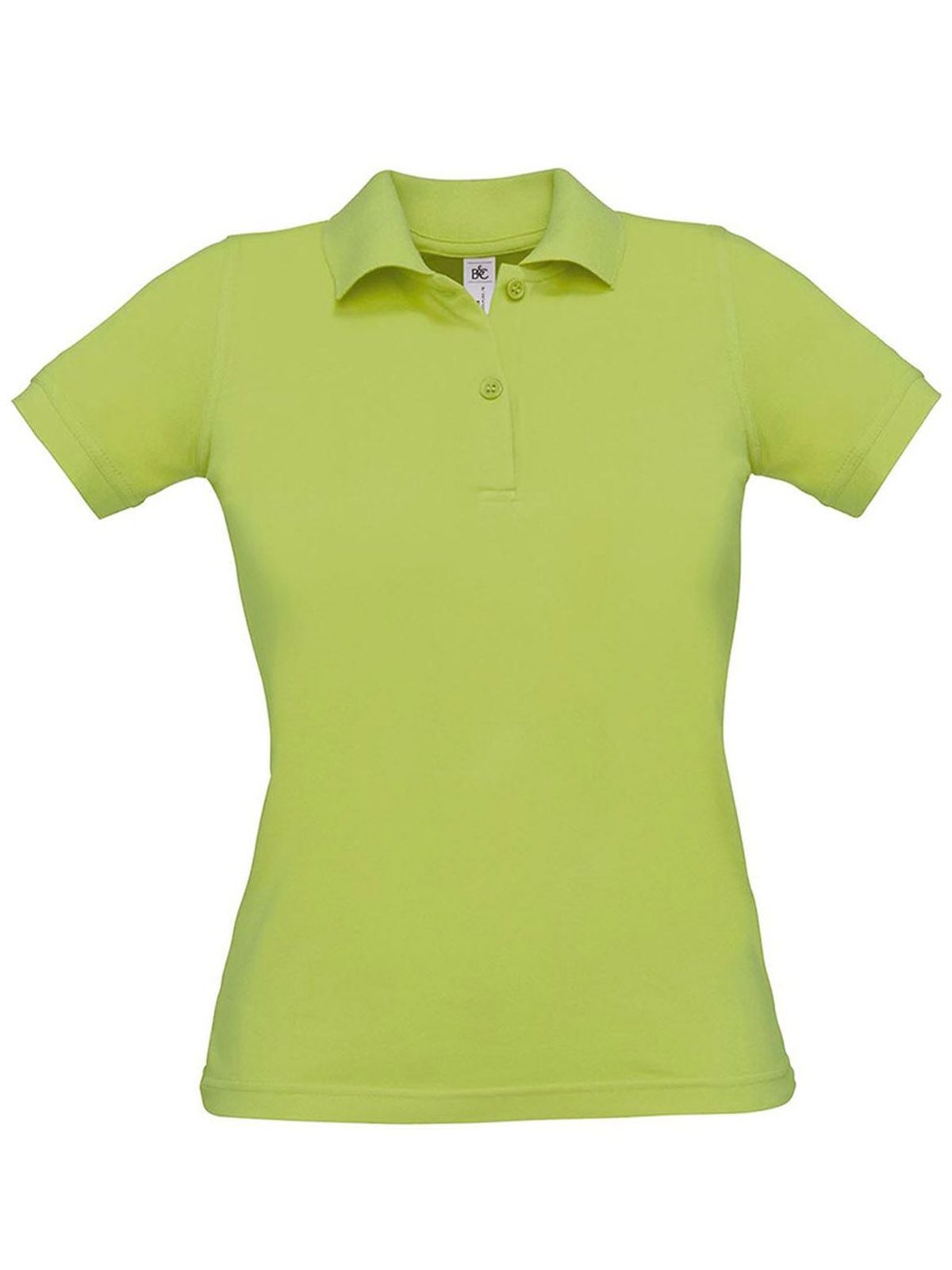 Safran Pure Women Damen Poloshirt – B&C – Farbe pistachio – individuell veredelbar
