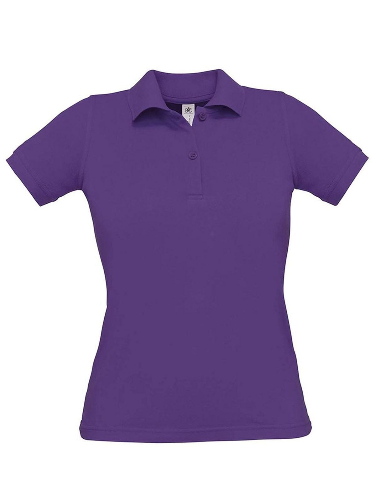 Safran Pure Women Damen Poloshirt – B&C – Farbe Lila – individuell veredelbar