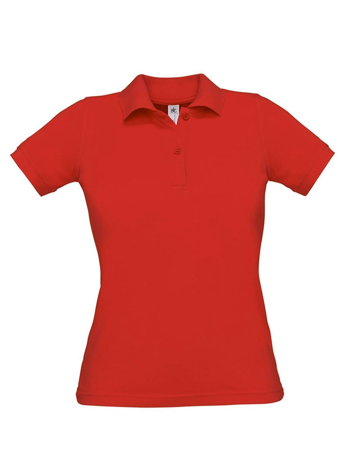 Safran Pure Women Damen Poloshirt – B&C – Farbe Rot – individuell veredelbar