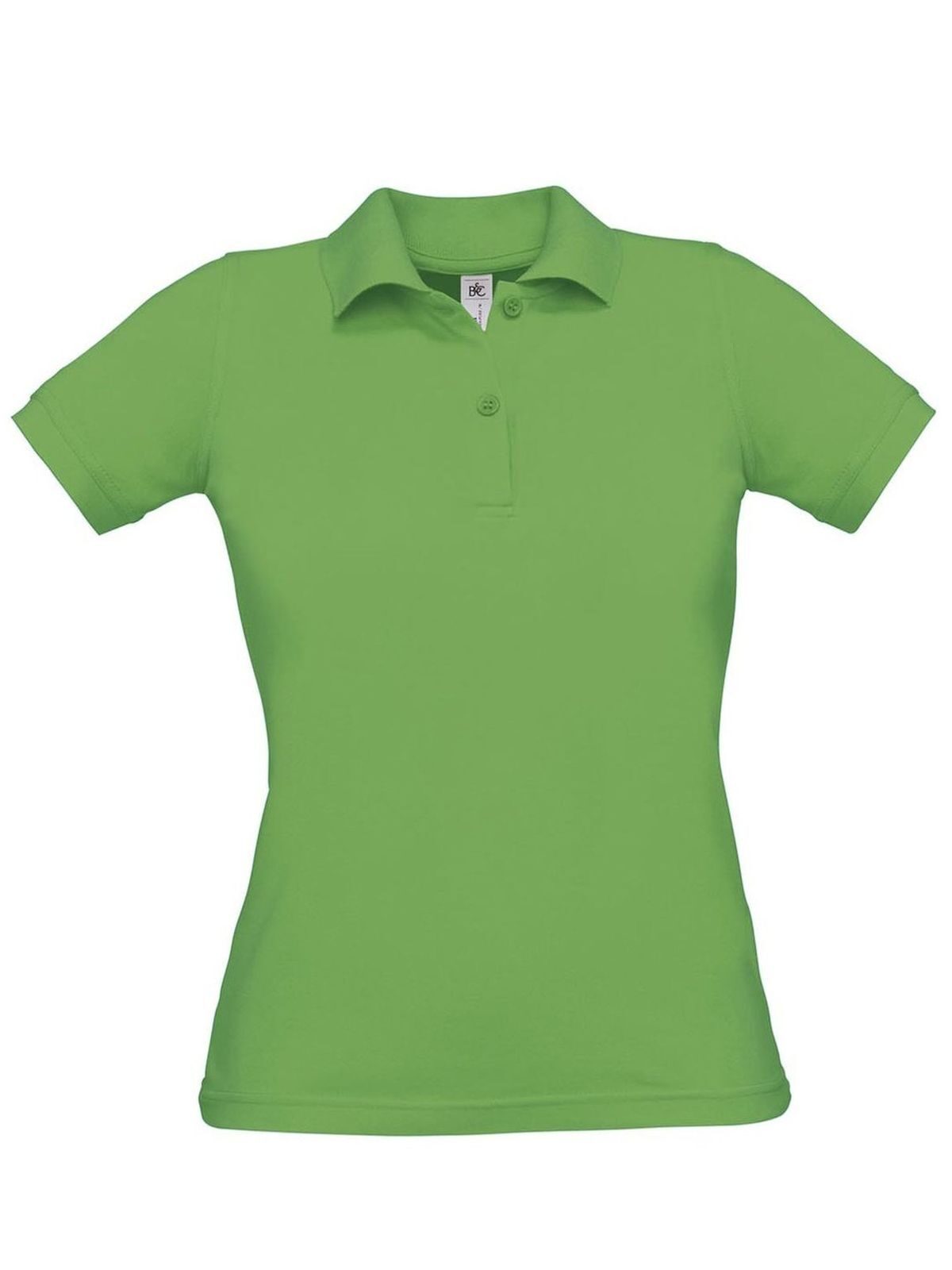 Safran Pure Women Damen Poloshirt – B&C – Farbe real green – individuell veredelbar