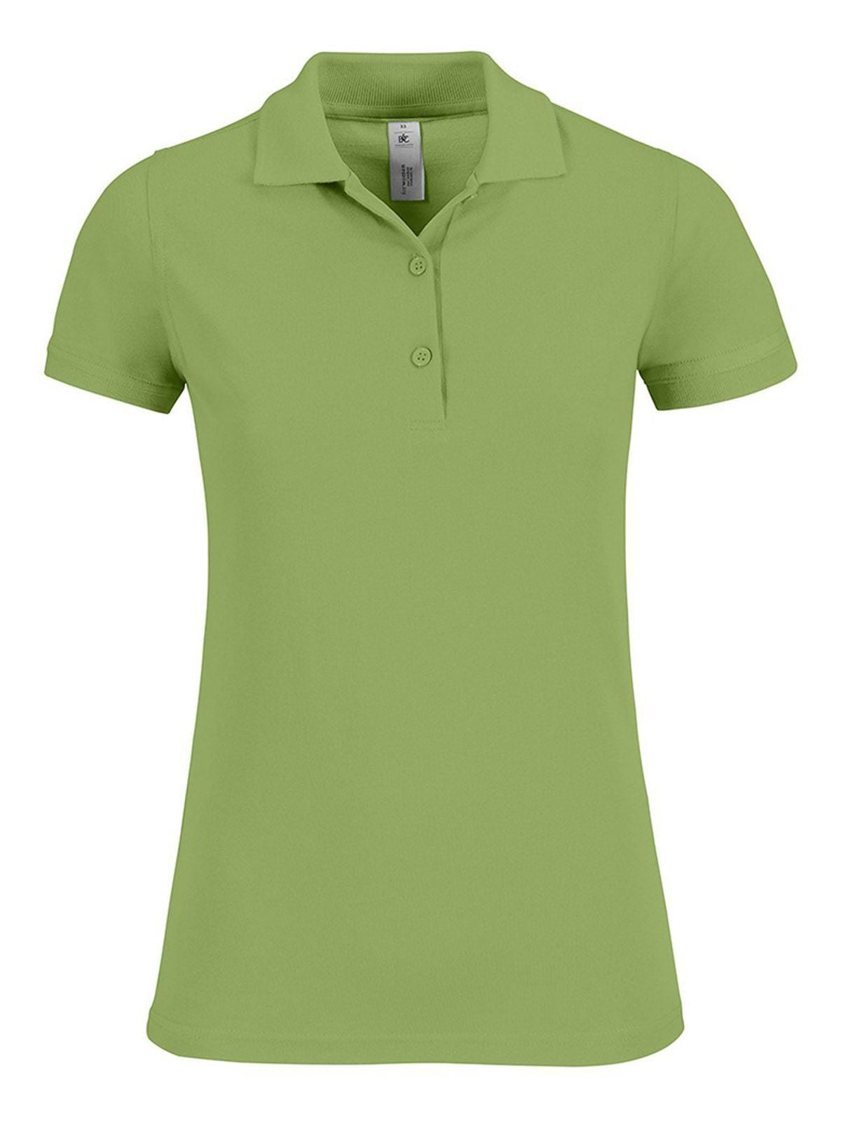 Safran Timeless Women Damen Poloshirt – B&C – Farbe pistachio – individuell veredelbar