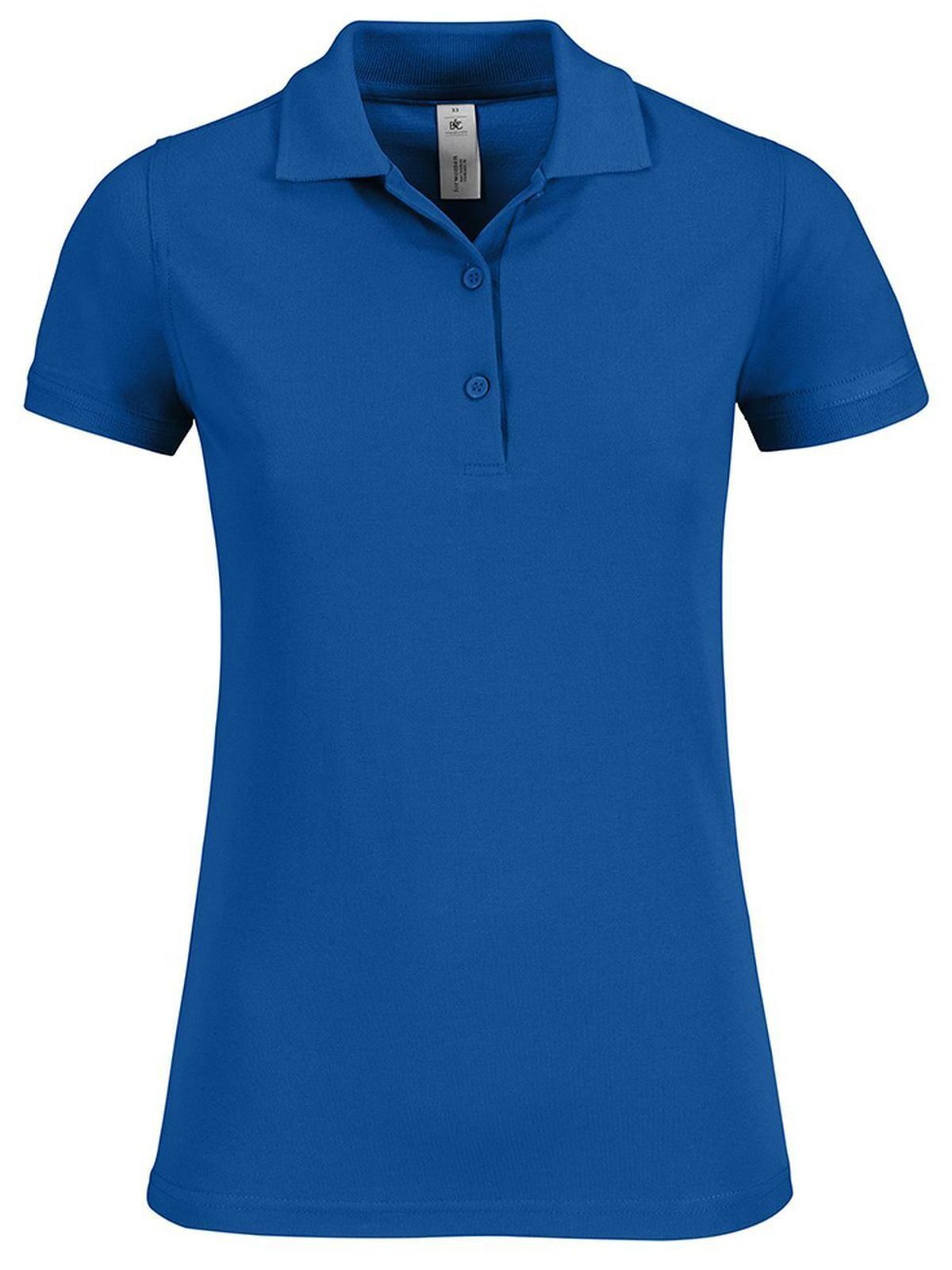 Safran Timeless Women Damen Poloshirt – B&C – Farbe Royalblau – individuell veredelbar