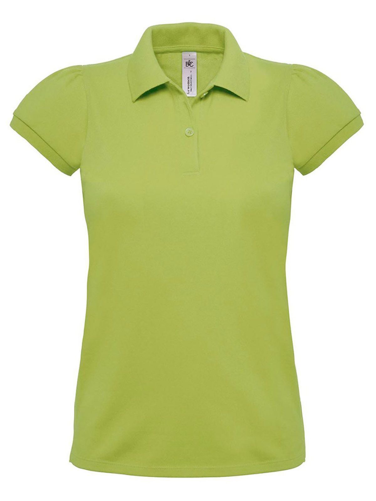 Heavymill Damen Poloshirt – B&C – Farbe pistachio – individuell veredelbar