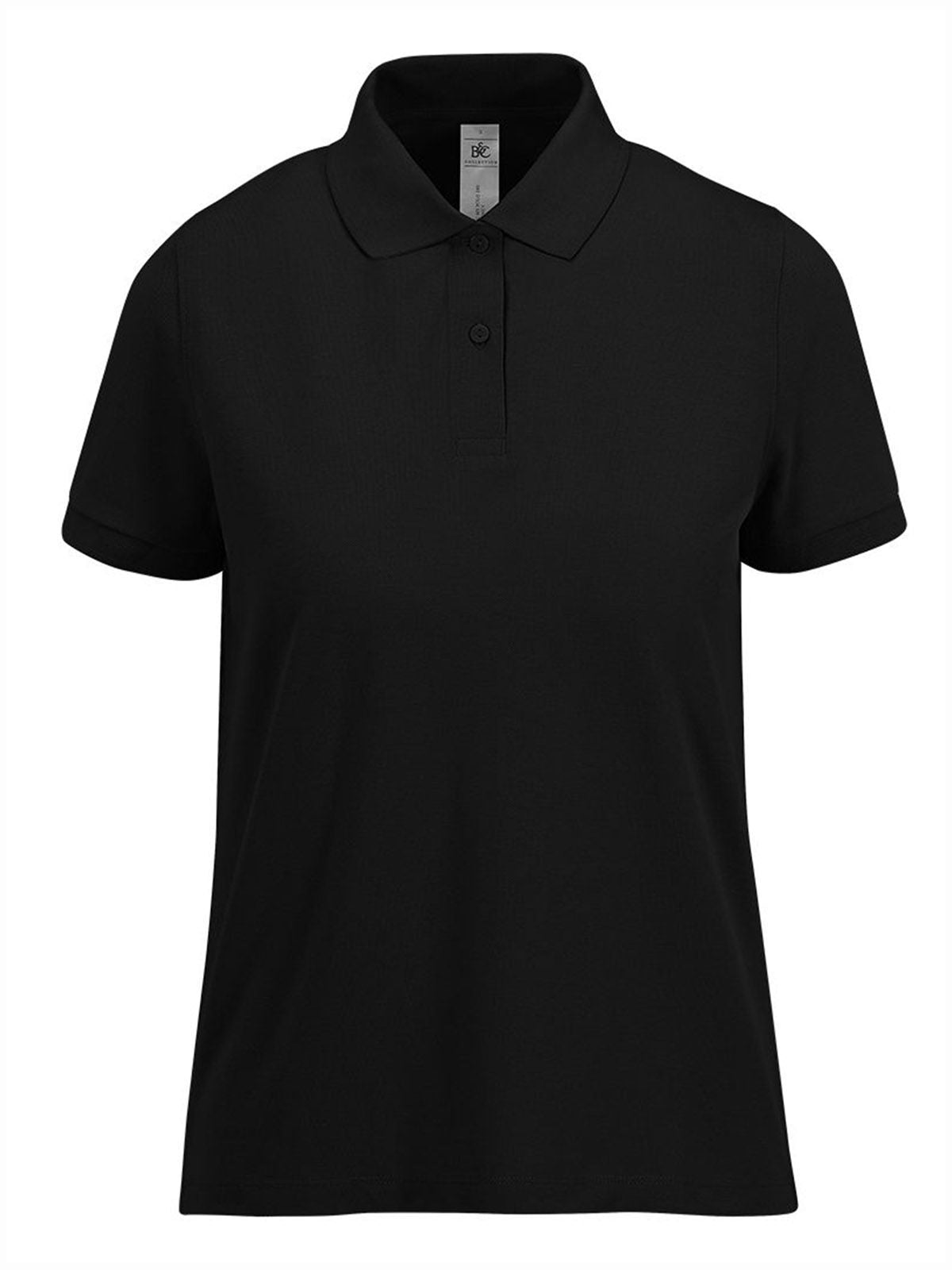 My polo 180 Damen Poloshirt – B&C – Farbe Schwarz – individuell veredelbar