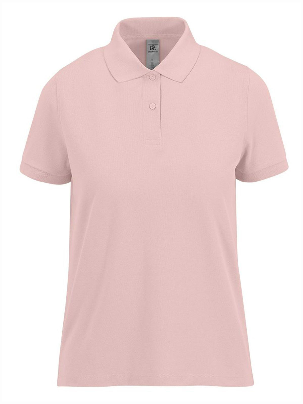 My polo 180 Damen Poloshirt – B&C – Farbe blush pink – individuell veredelbar