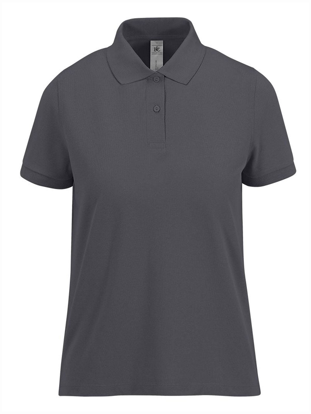 My polo 180 Damen Poloshirt – B&C – Farbe Dunkelgrau – individuell veredelbar