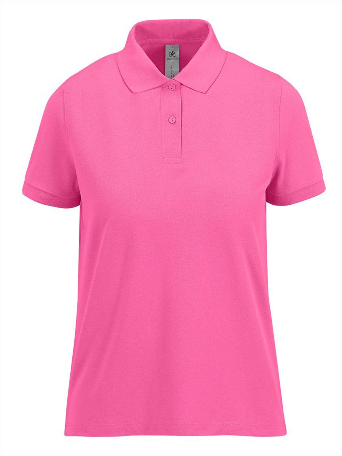 My polo 180 Damen Poloshirt – B&C – Farbe lotus pink – individuell veredelbar