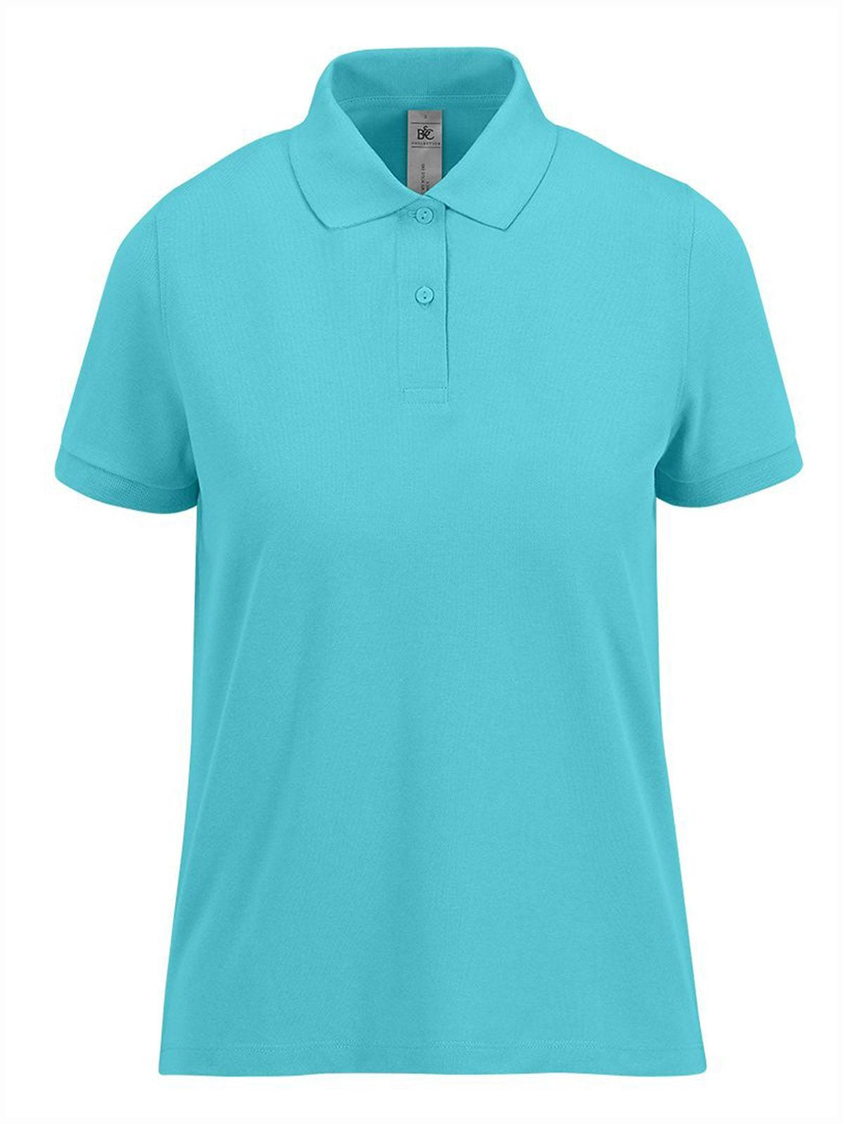 My polo 180 Damen Poloshirt – B&C – Farbe meta turquoise – individuell veredelbar