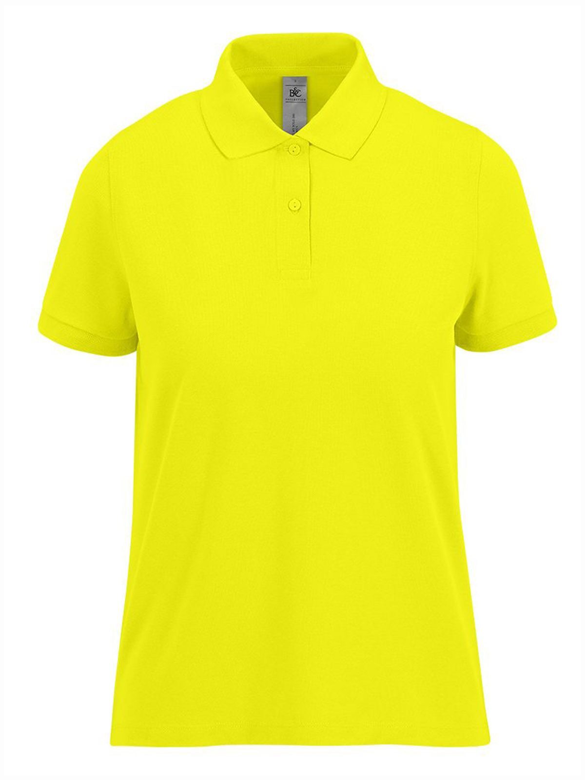 My polo 180 Damen Poloshirt – B&C – Farbe pixel lime – individuell veredelbar