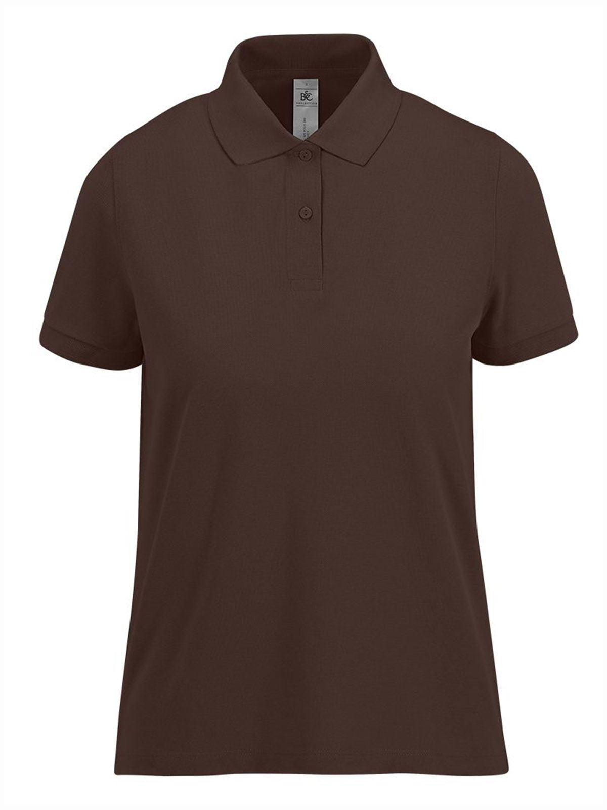 My polo 180 Damen Poloshirt – B&C – Farbe roasted coffee – individuell veredelbar