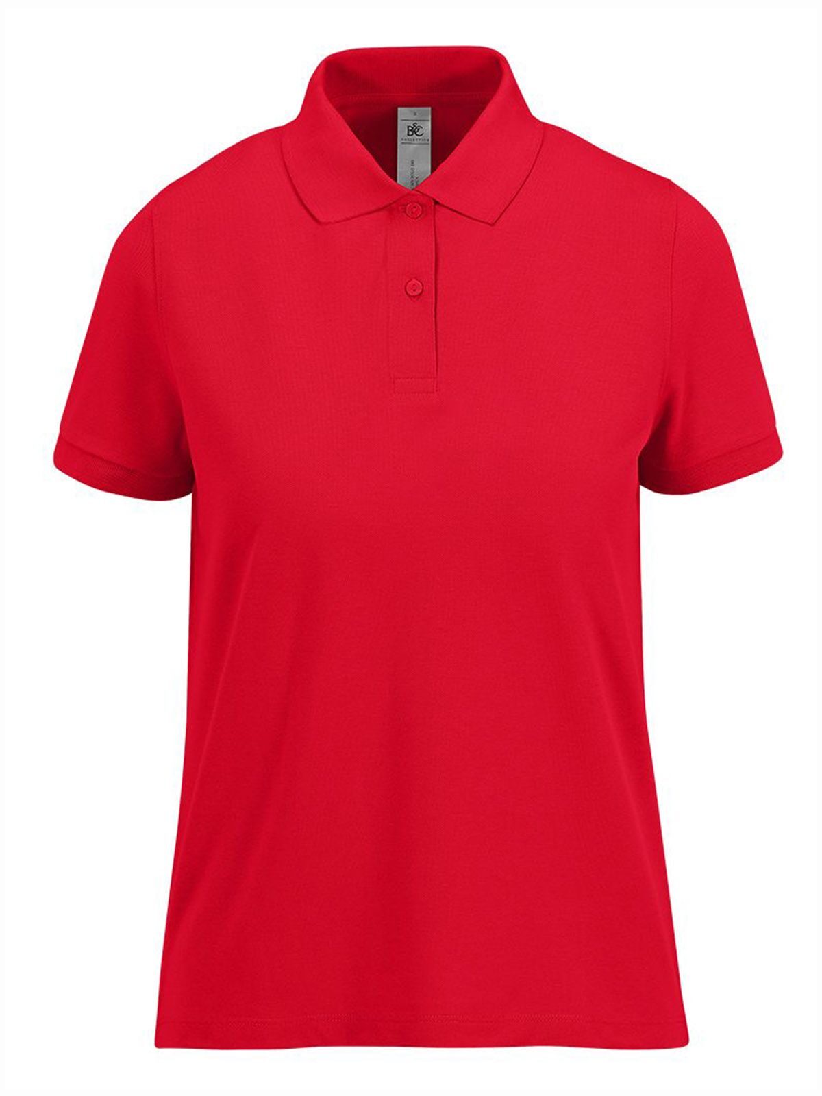 My polo 180 Damen Poloshirt – B&C – Farbe Rot – individuell veredelbar