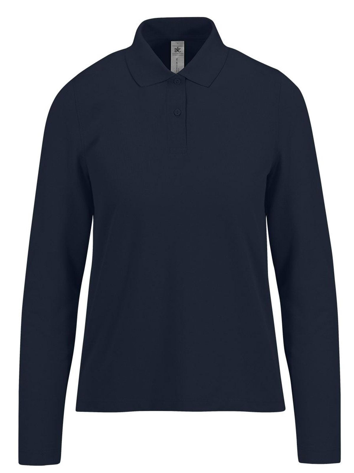 My polo 180 LSL Damen Poloshirt – B&C – Farbe Navy – individuell veredelbar
