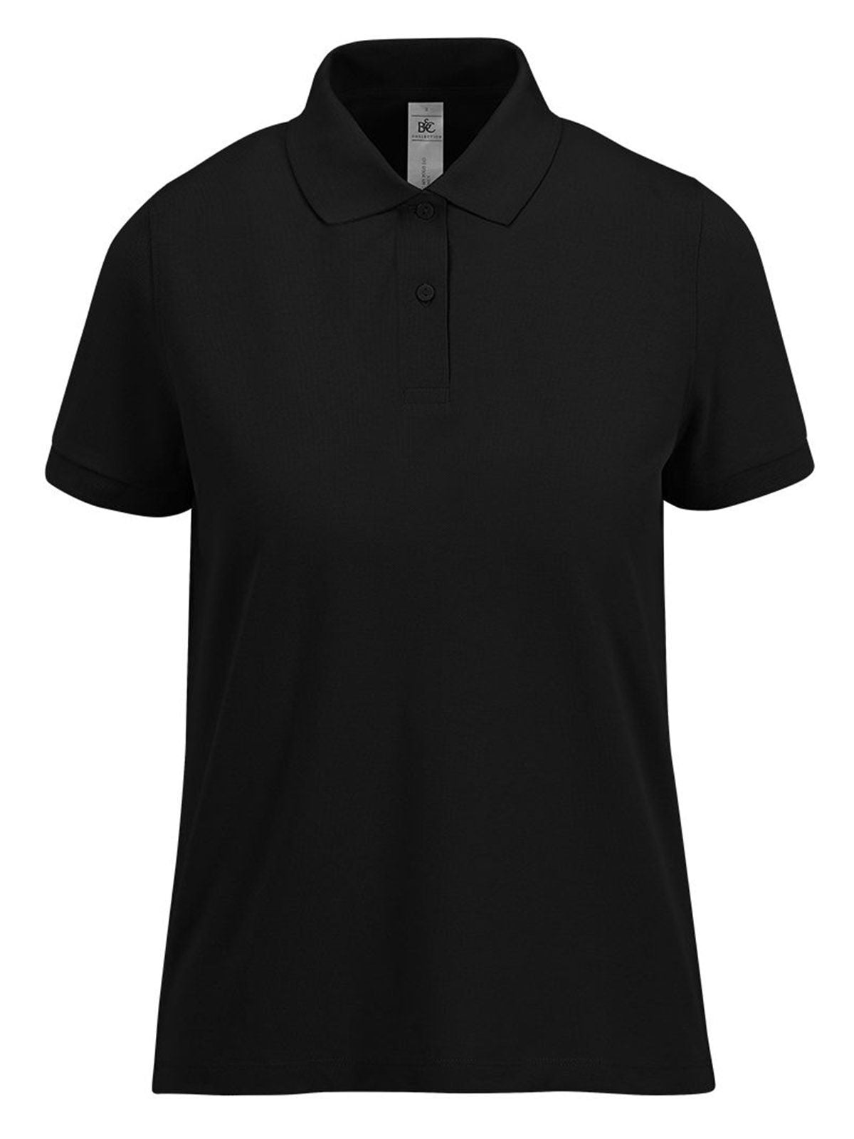 My polo 210 Damen Poloshirt – B&C – Farbe Schwarz – individuell veredelbar